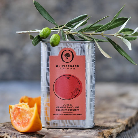 Blodappelsin olivenolie fra Oliviers & Co