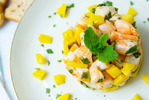Reje ceviche med mango, opskrift fra Oliviers & Co