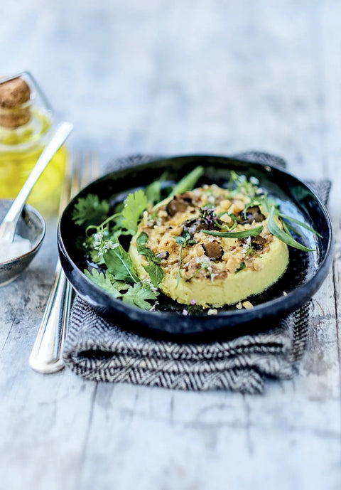 Flan med Beaufort og trøffel