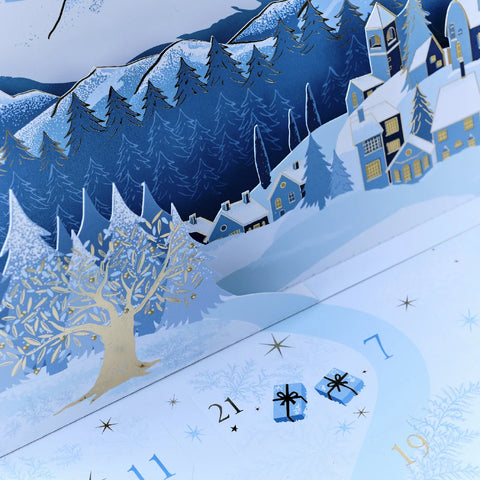 Årets julekalender, pop up detalje, Oliviers & Co