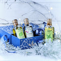 Julegave med 3x100ml basilikumolie, limeolie og skovbærbalsamico fra Oliviers & Co