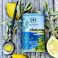 Klassisk fransk ekstra jomfru olivenolie fra Provence i smuk dåse med citron og urter fra Oliviers & Co